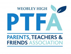 Logo with "Weobley High PFTA Parents, Teacher & Friends Association"wrote on it. 