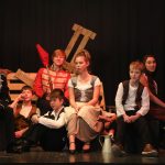 Several of the Les Mis on stage