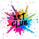 Art club logo - multicoloured paint splash